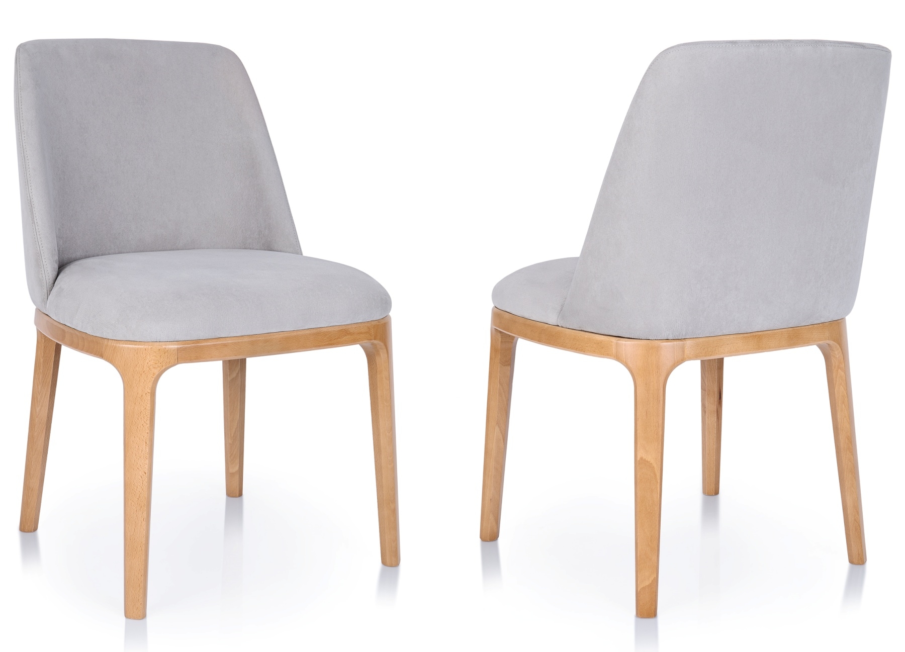 Szare krzesło z szerokim siedziskiem – model Ravalo od polskiego producenta